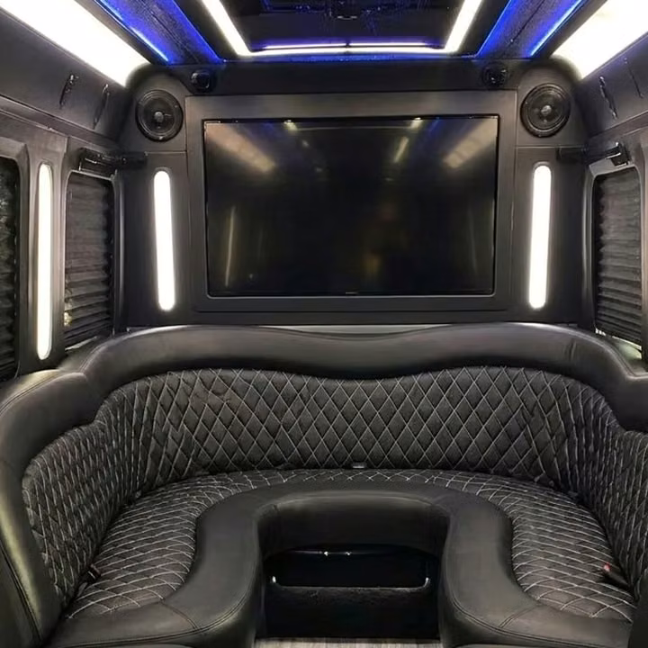 fishers party bus sound system