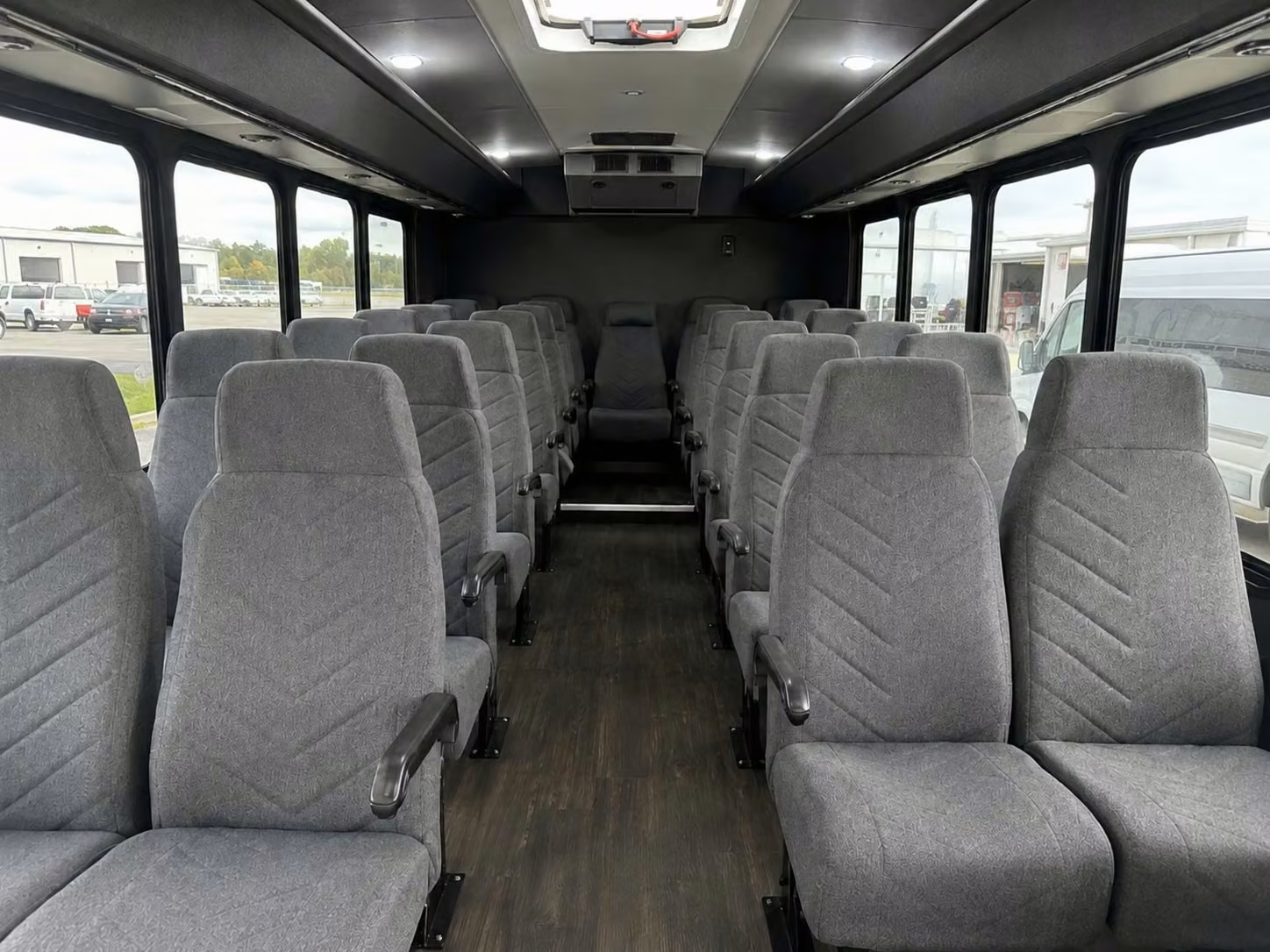 15 passenger minibus interior