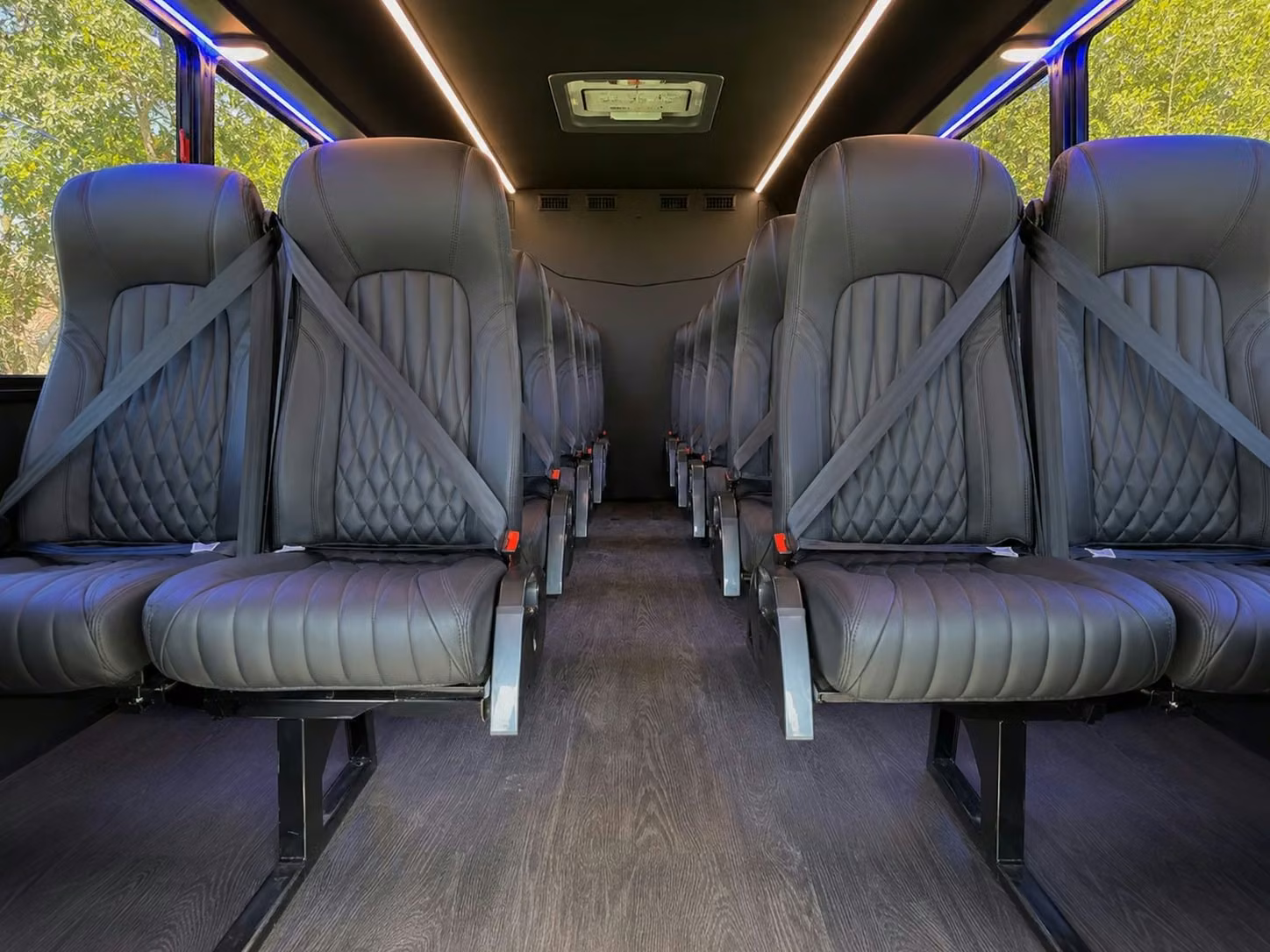 20 passenger minibus interior