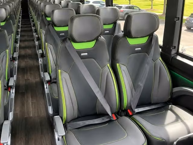 fishers charter bus interior