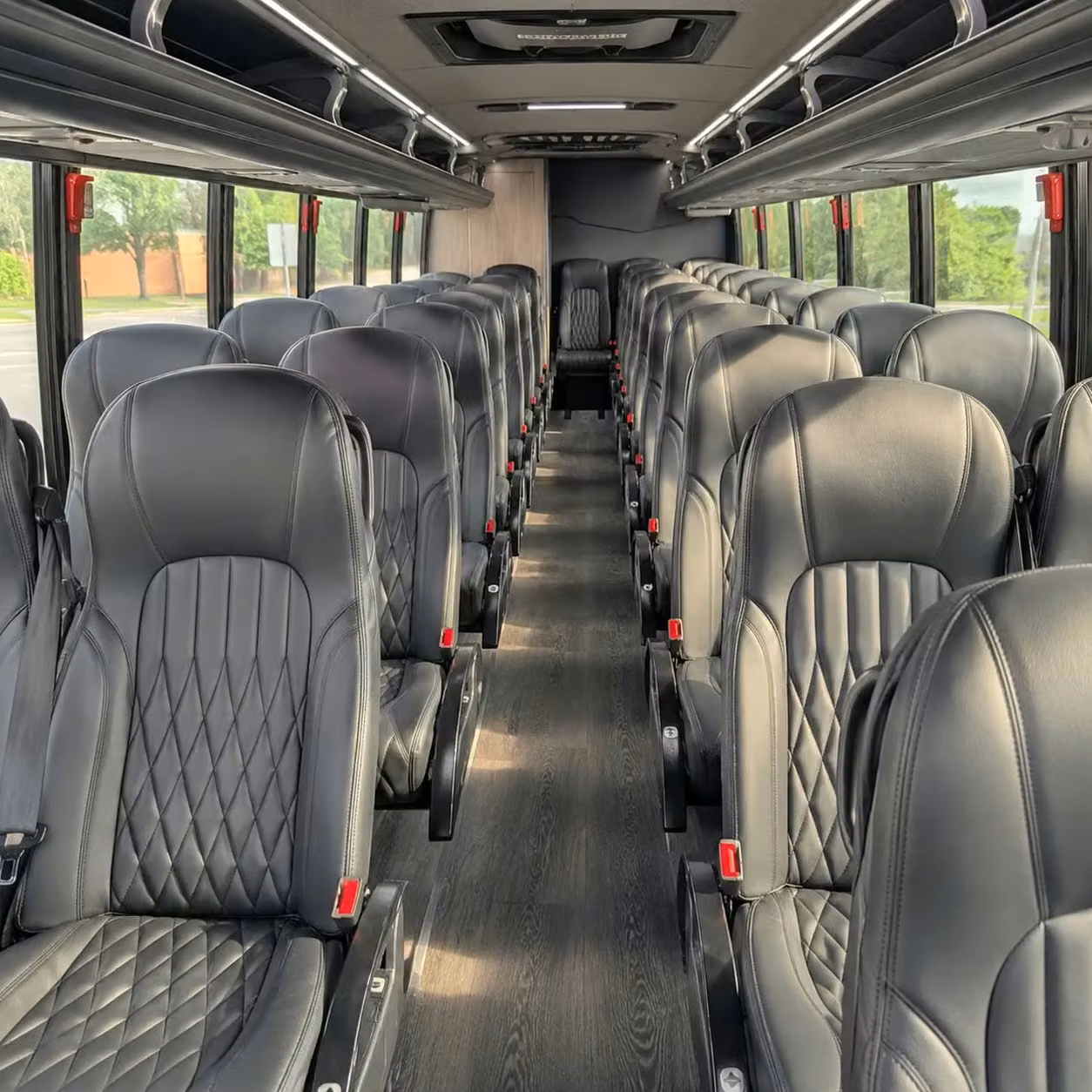 30 passenger minibus interior