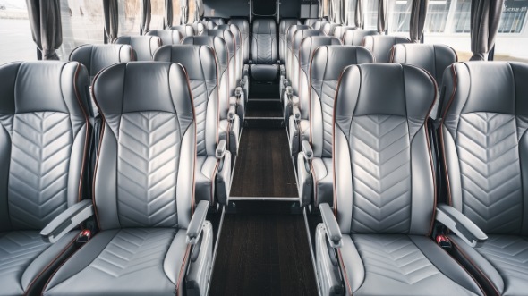 50 passenger charter bus interior bloomington