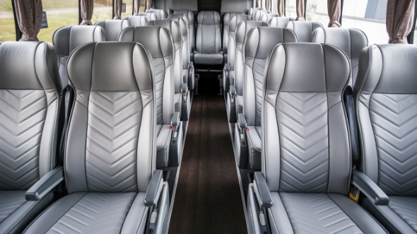 54 passenger charter bus interior fishers