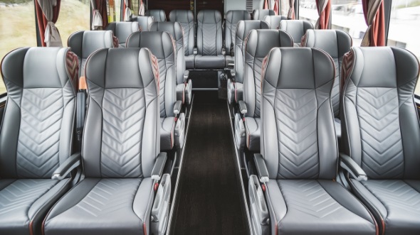 55 passenger charter bus interior fishers