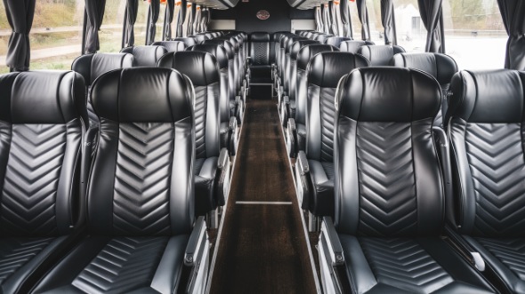 56 passenger charter bus rental anderson