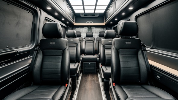 sprinter van with driver interior anderson